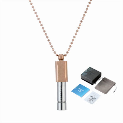 Meditation Whistle Necklace with Enhanced Breathing Resistance, Cotton Core Aromatherapy, and Stress Relief Accessory Gift